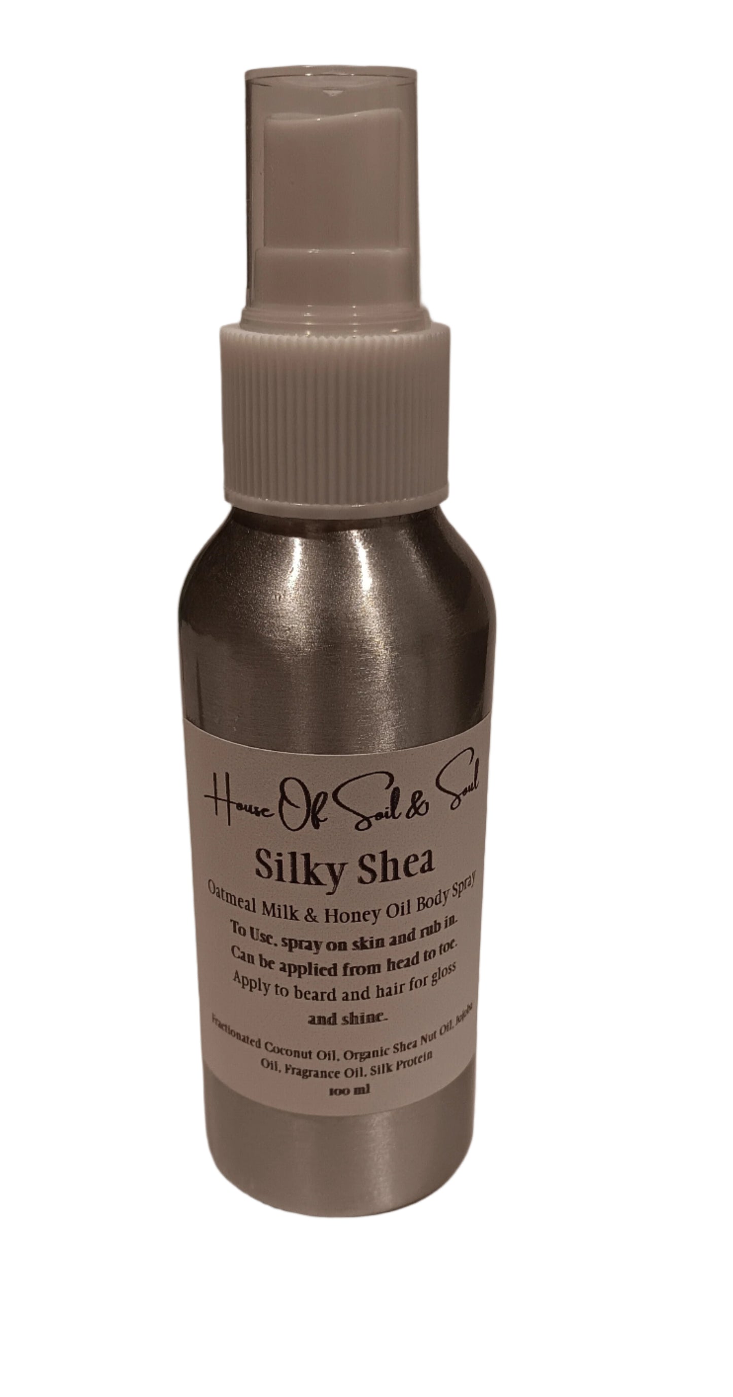 Silky Shea Oatmeal Milk & Honey Body Oil Spray
