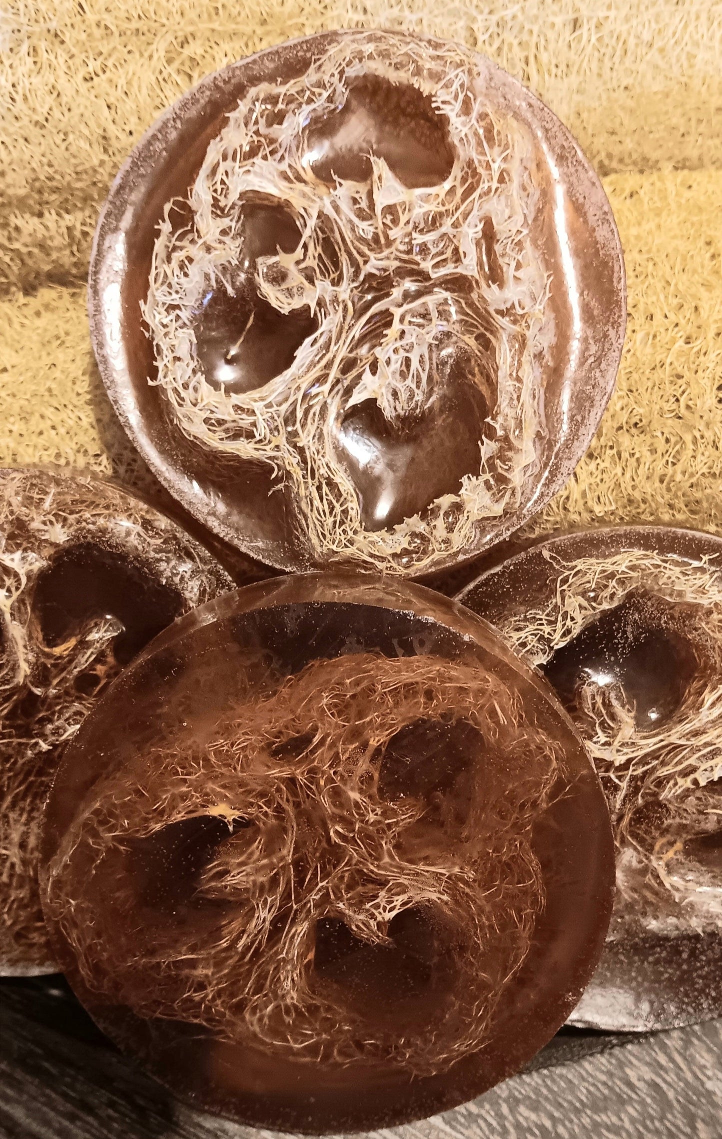 Black Coconut Loofah Soap