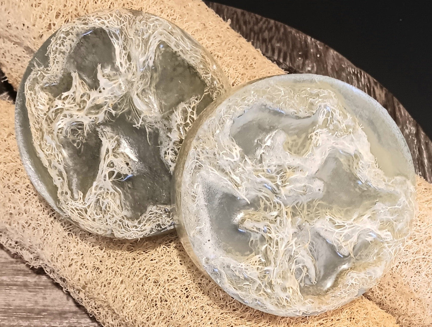 Basil Sage & Mint Loofah Soap