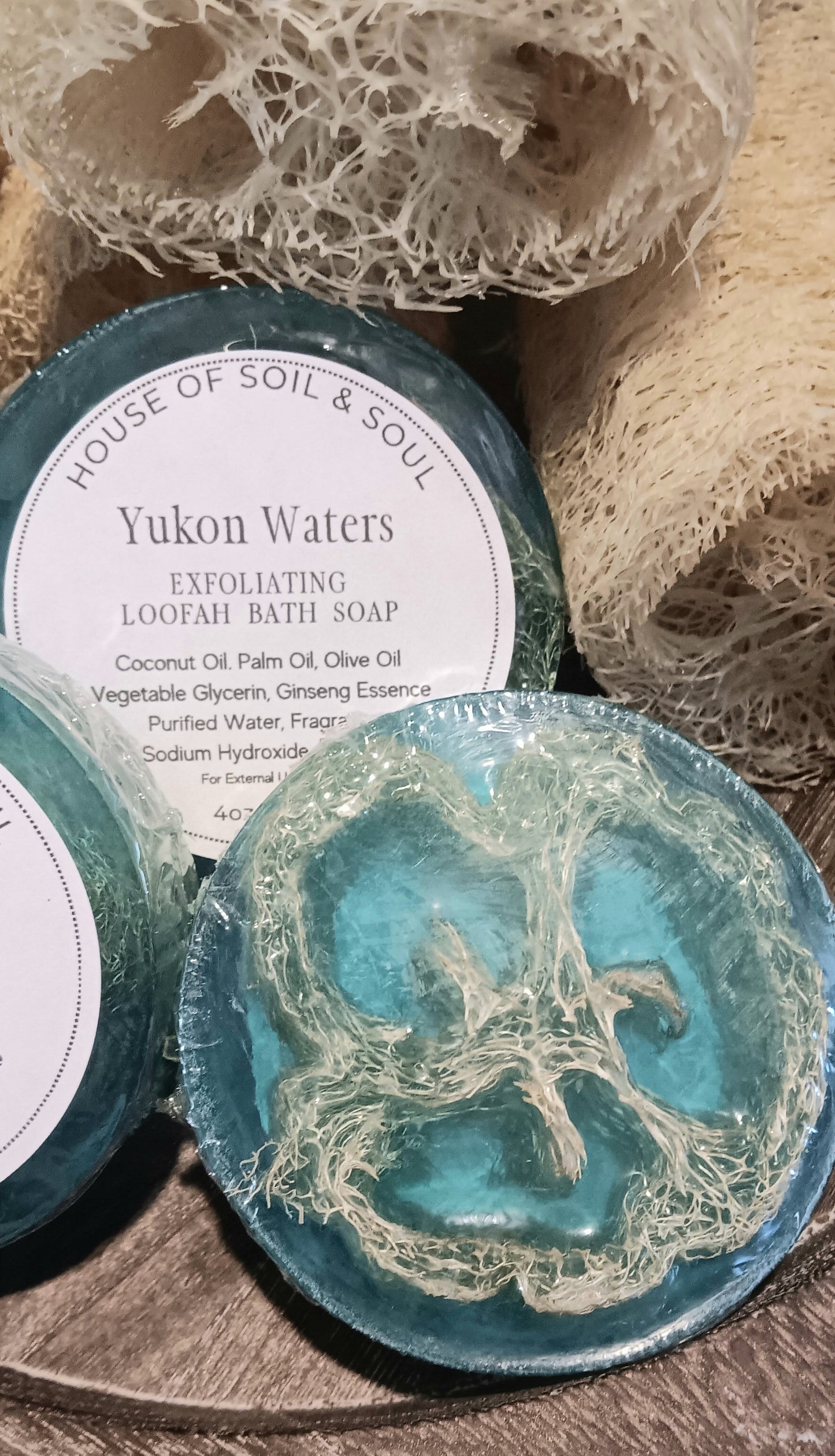 Yukon Waters Loofah Soap