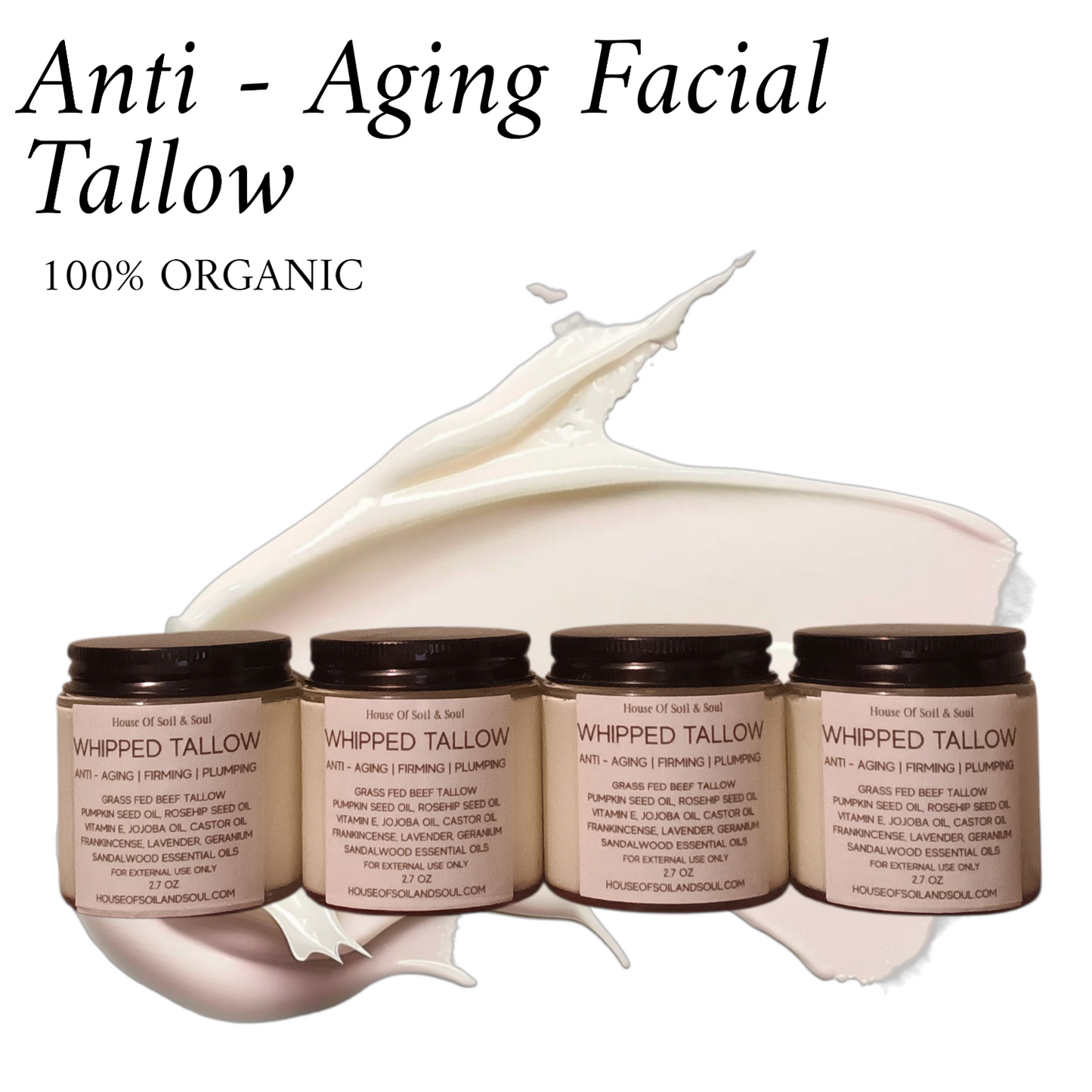 Anti-Aging Whipped Tallow Facial Cream