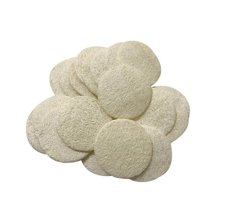 Natural Loofah Exfoliating Facial Discs