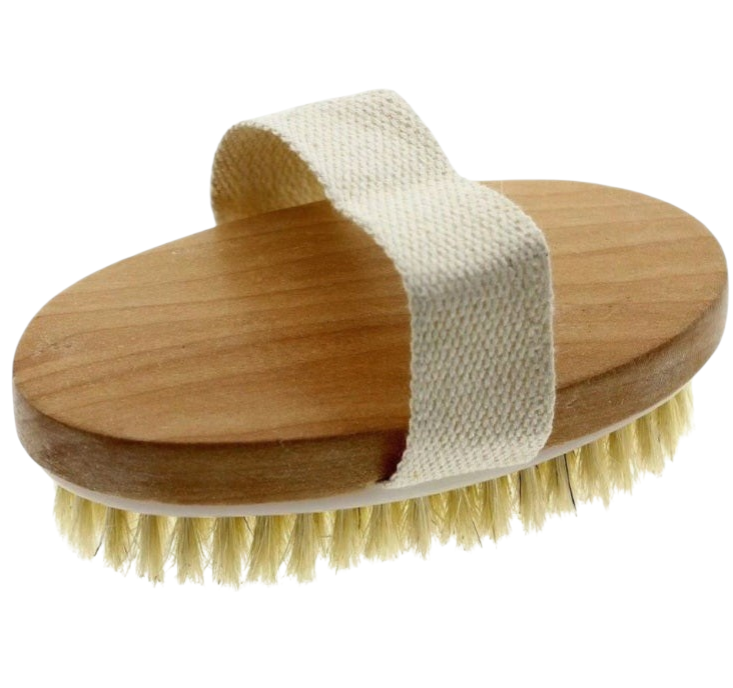 Natural Boar Hair Dry Body Brush
