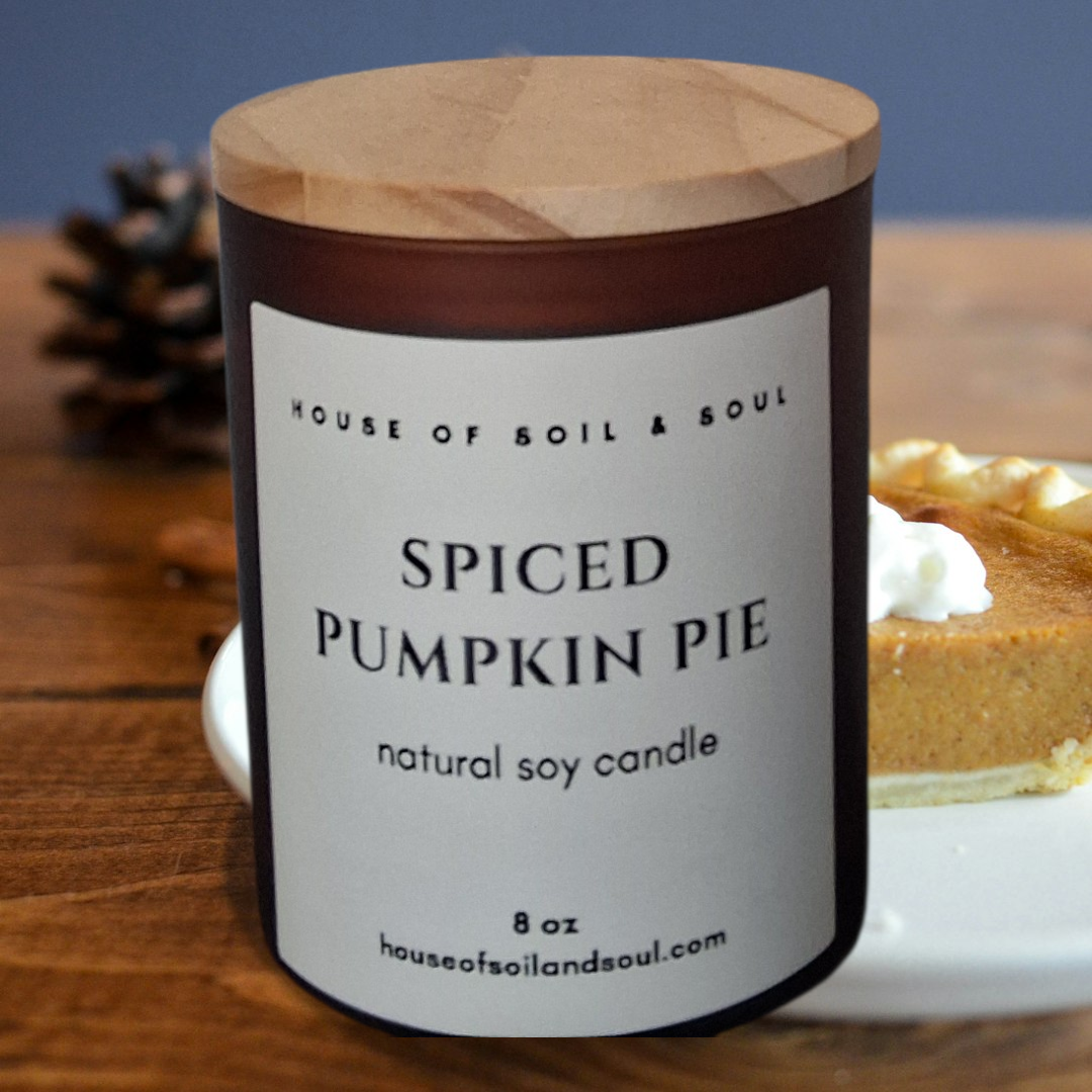 Spiced Pumpkin Pie Natural Soy Candle