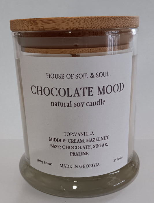 Chocolate Mood Natural Soy Candle