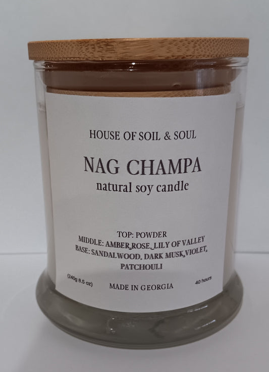 Nag Champa Natural Soy Candle