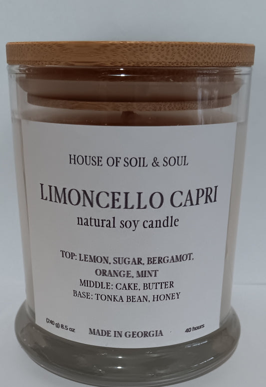 Limoncello Capri Natural Soy Candle