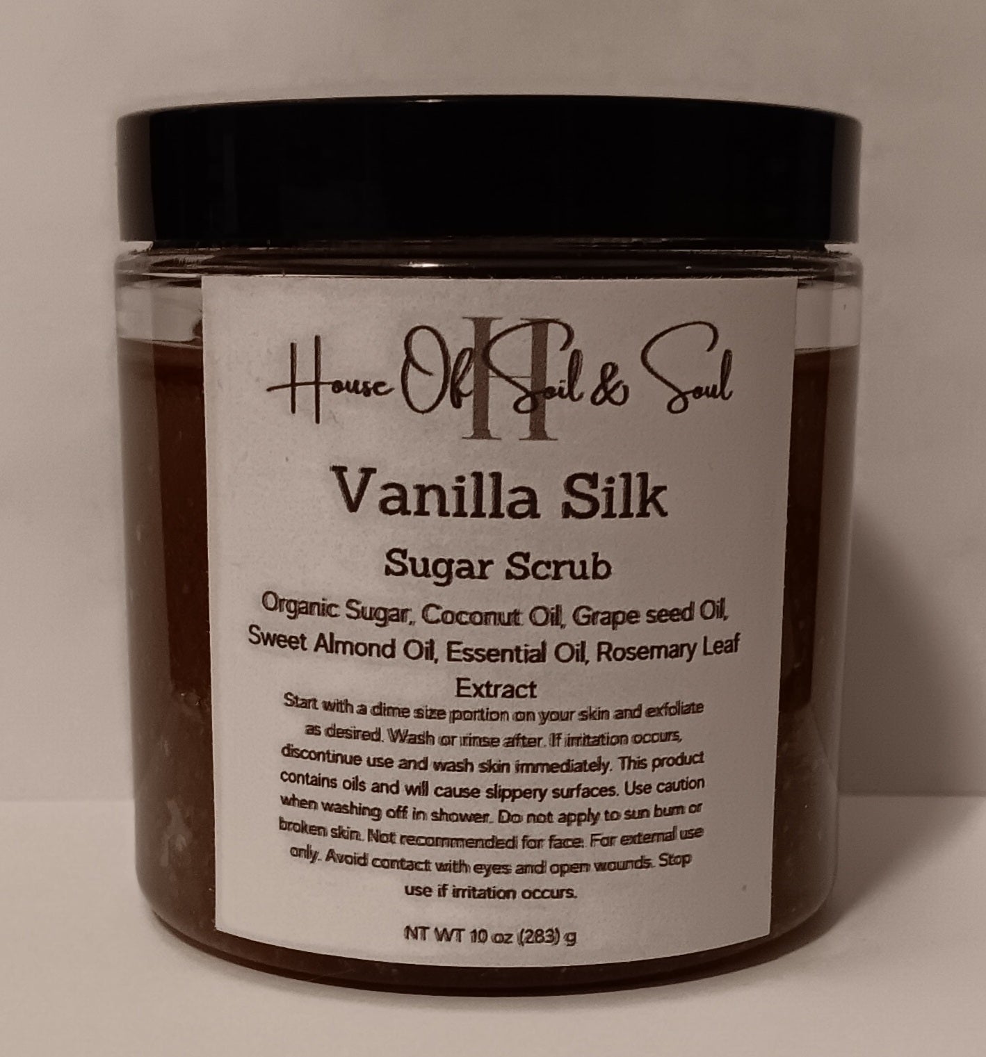 Vanilla Silk Organic Sugar Scrub