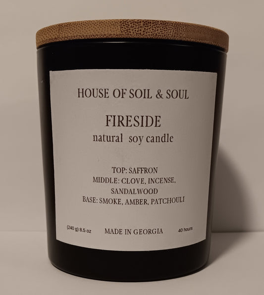 Fireside Natural Soy Candle