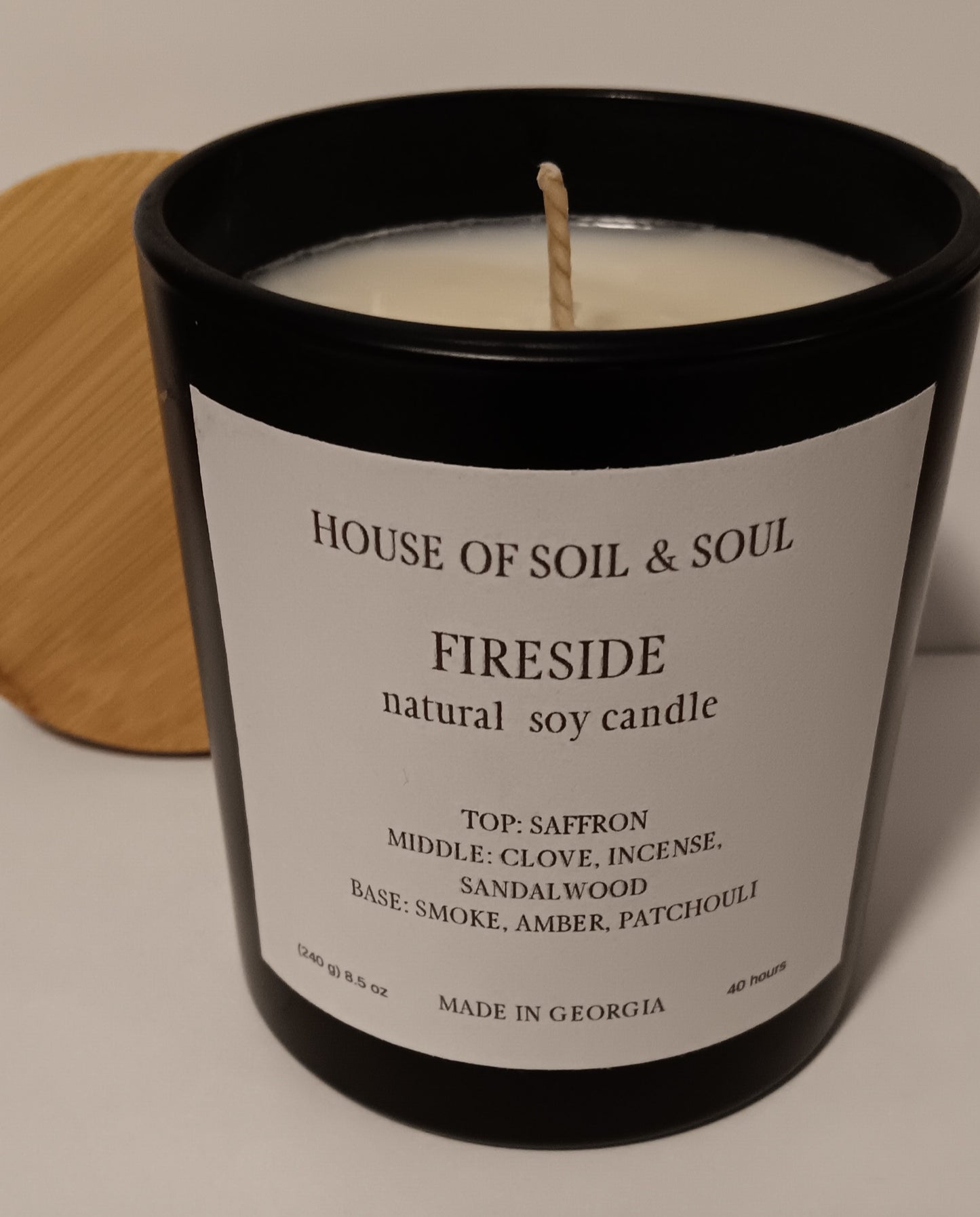 Fireside Natural Soy Candle