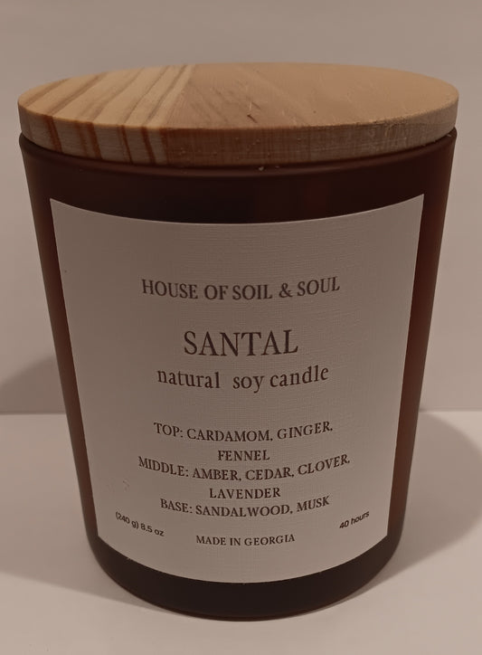 Santal Natural Soy Candle