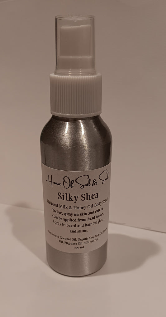 Silky Shea Oatmeal Milk & Honey Body Oil Spray