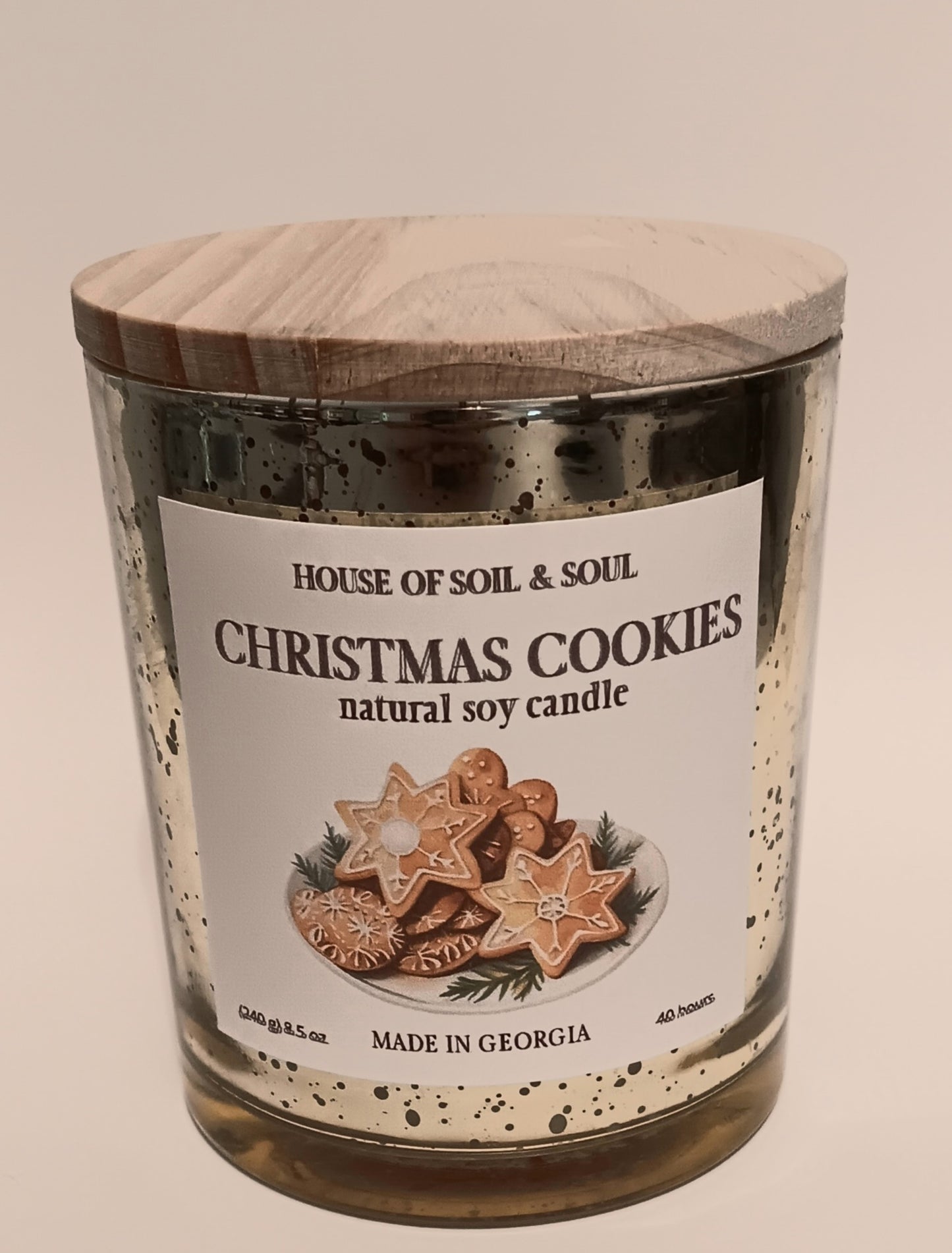 Christmas Cookie Natural Soy Candle