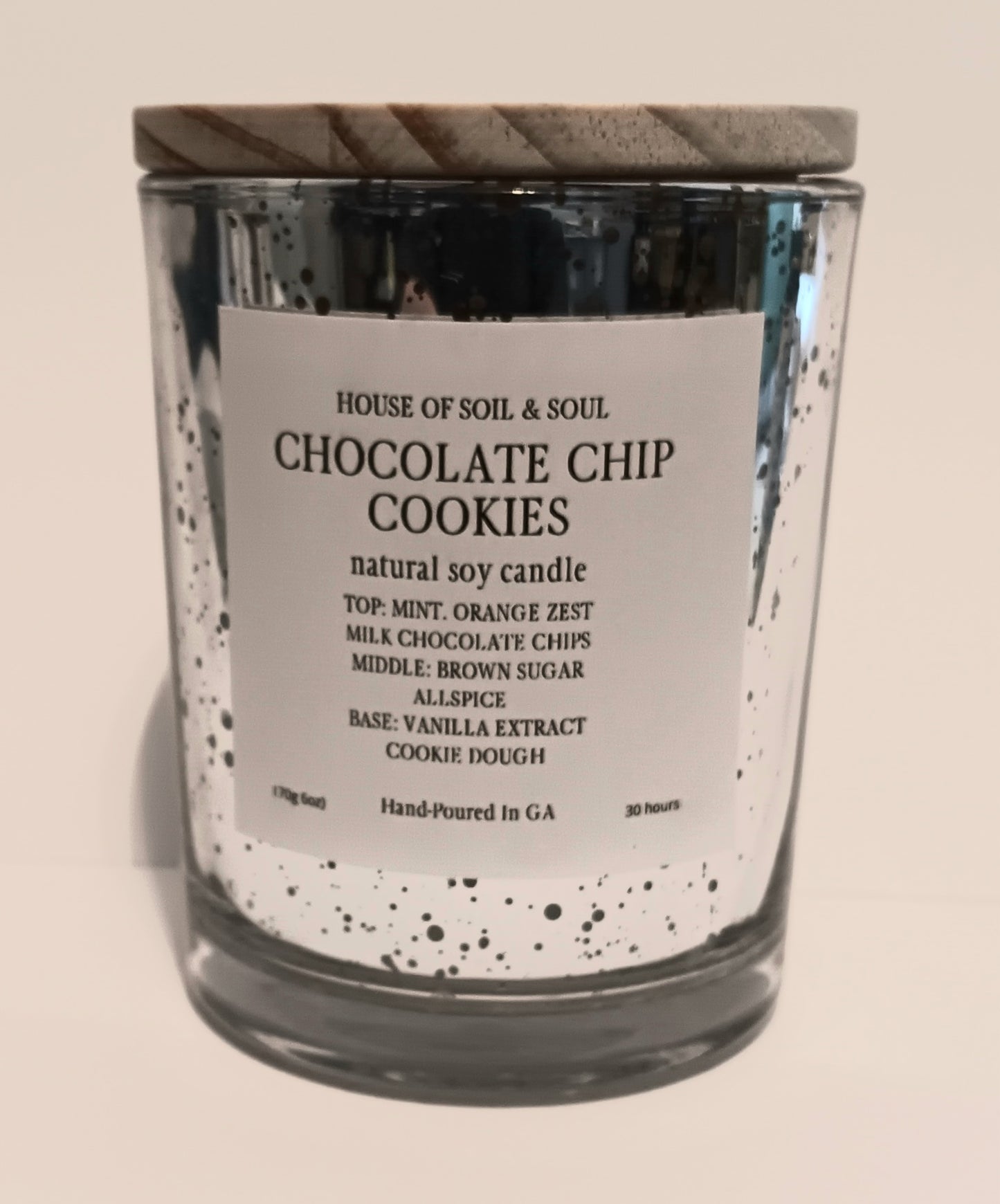 Chocolate Chip Cookies Natural Soy Candle