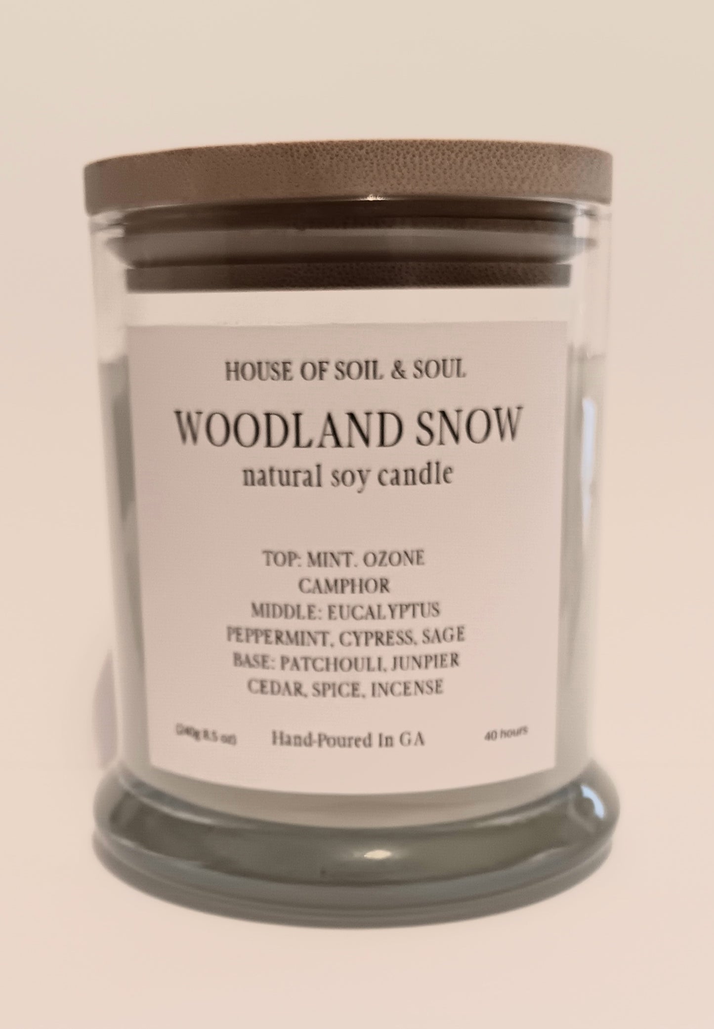 Woodland Snow Natural Soy Candle