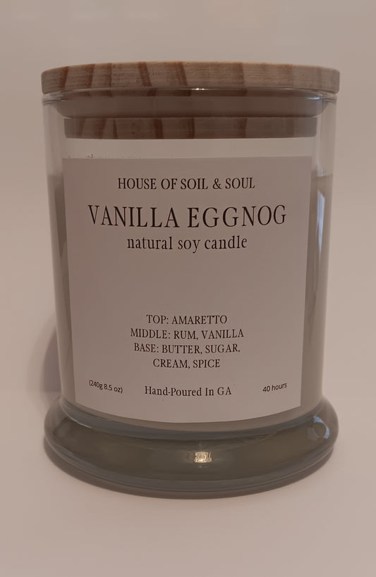 Vanilla Eggnog Natural Soy Candle