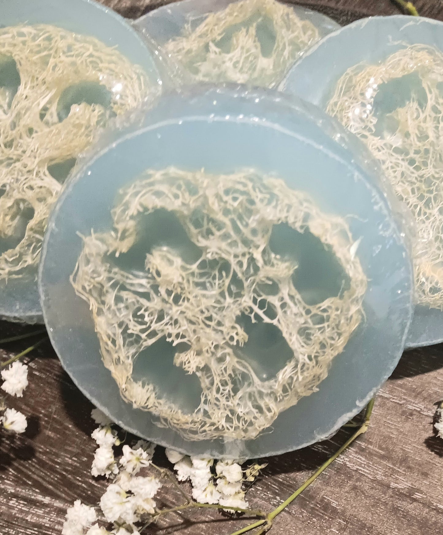 Baby Powder Loofah Soap