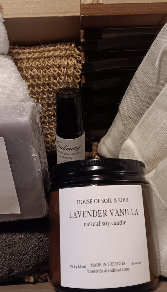 Natural Lavender Spa Box
