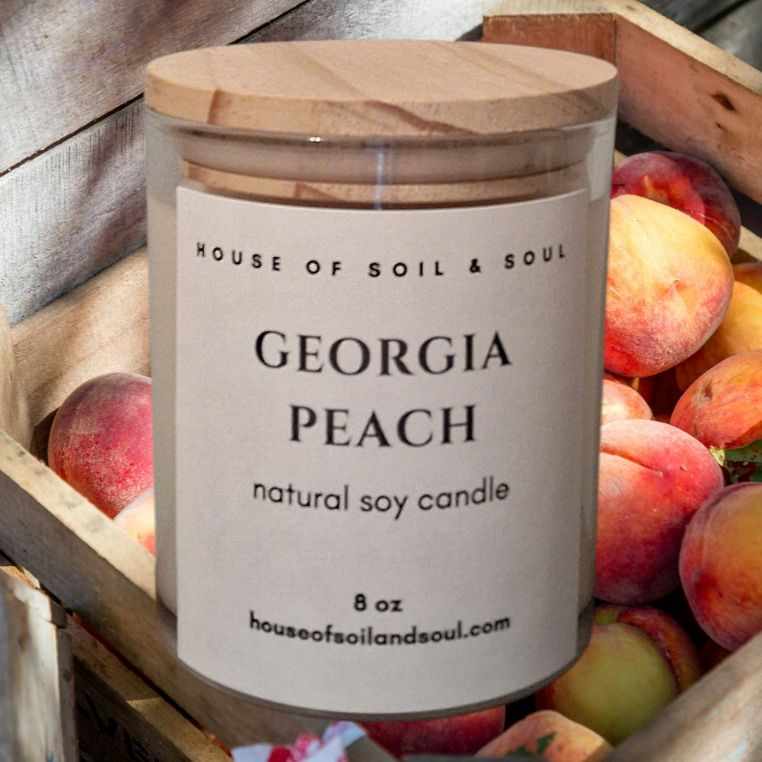 Georgia Peach Natural Soy Candle
