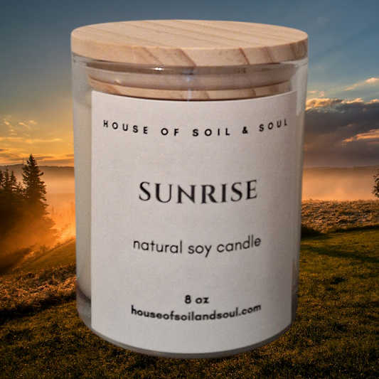 Sunrise Natural Soy Candle