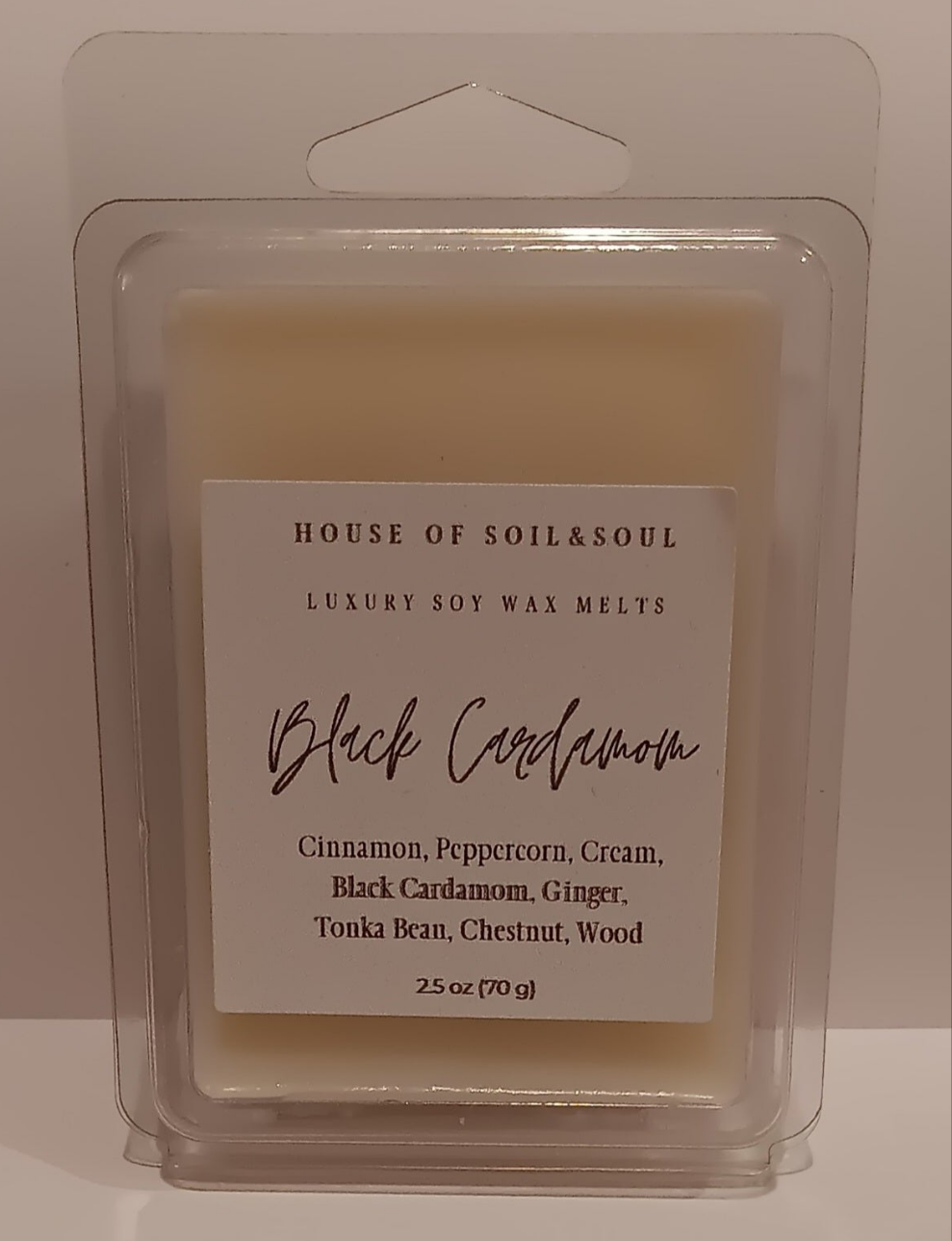 Black Cardamom Natural Soy Wax Melts