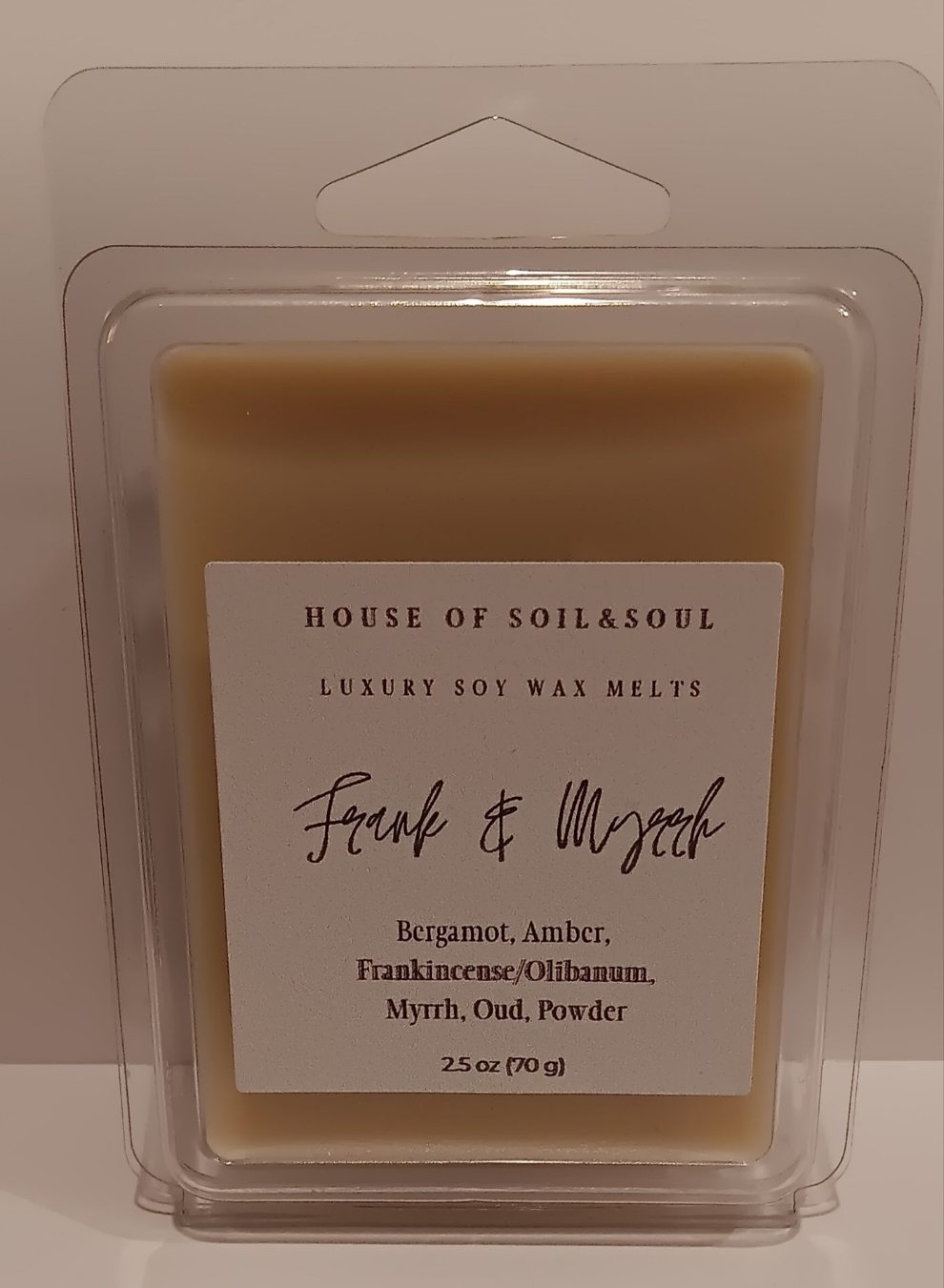 Frank & Myrrh Natural Soy Wax Melts