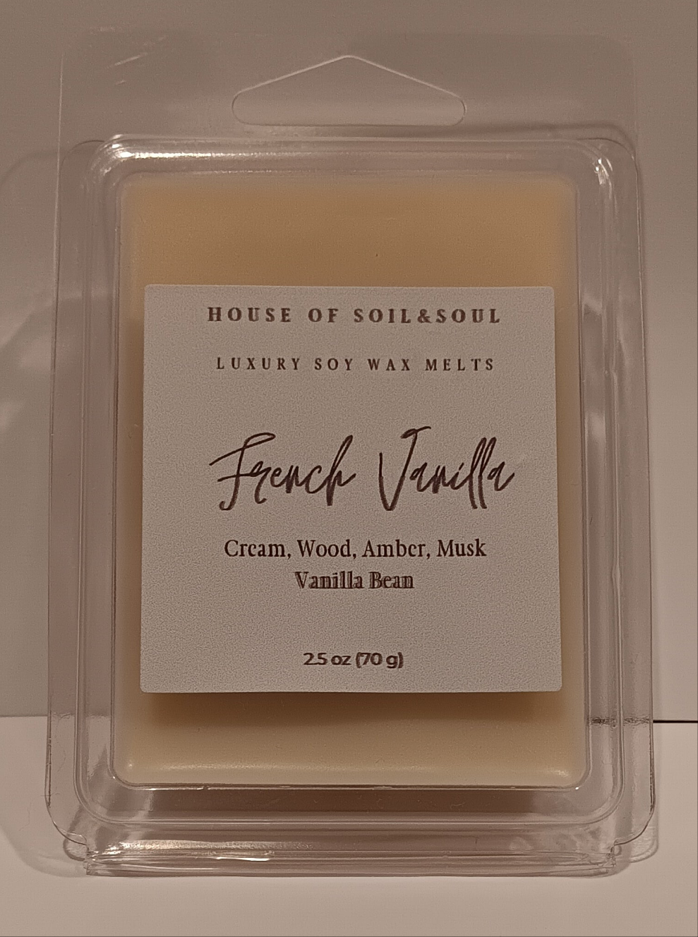 French Vanilla Natural Soy Wax Melts