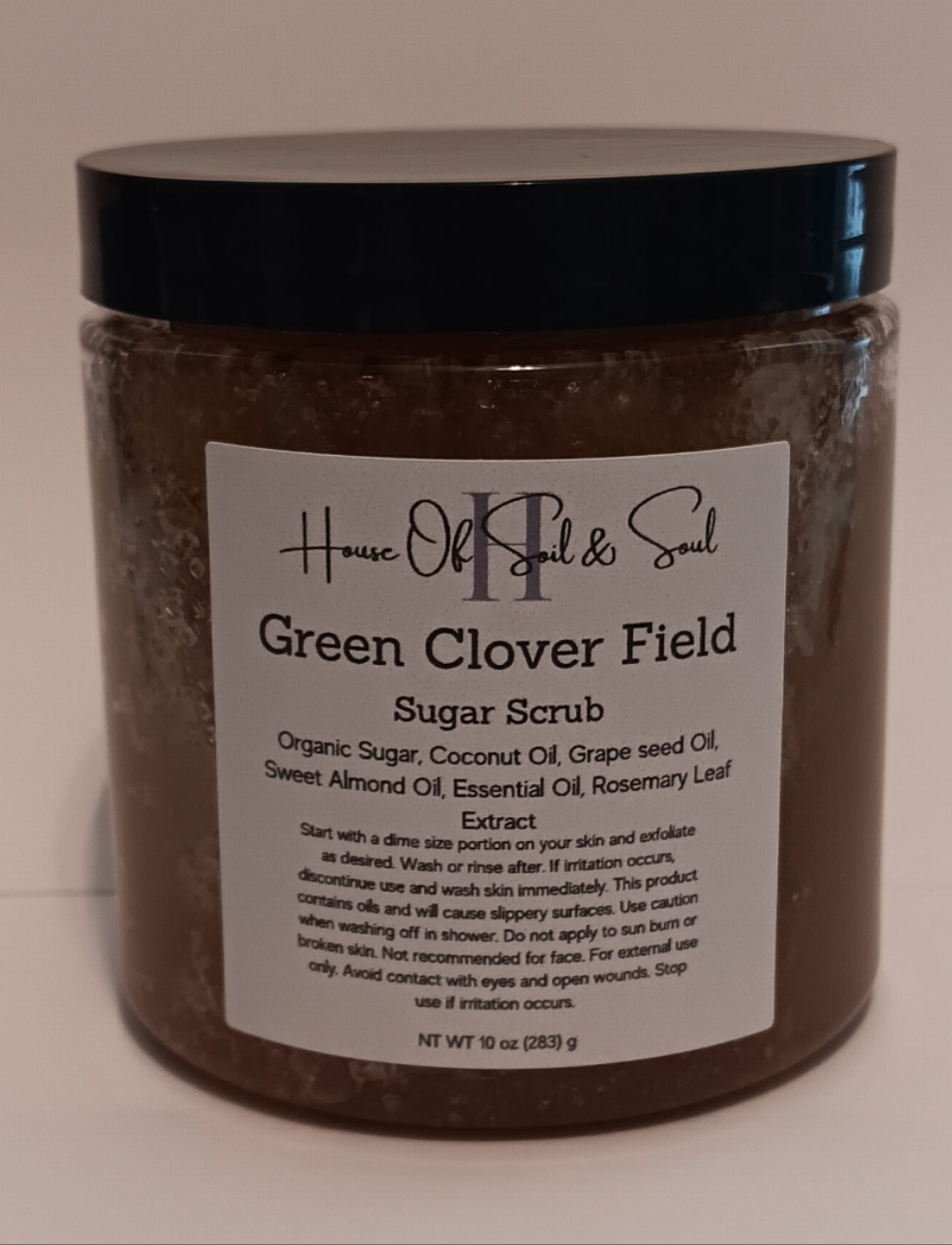 Green Clover Field Organic Sugar Scrub