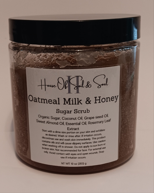 Oatmeal Milk & Honey Organic Sugar Scrub