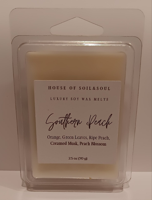 Southern Peach Natural Soy Wax Melts