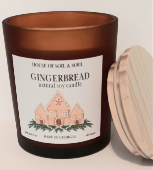 Gingerbread Natural Soy Candle