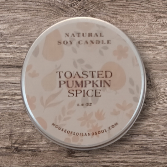 Toasted Pumpkin Spice Natural Soy Candle