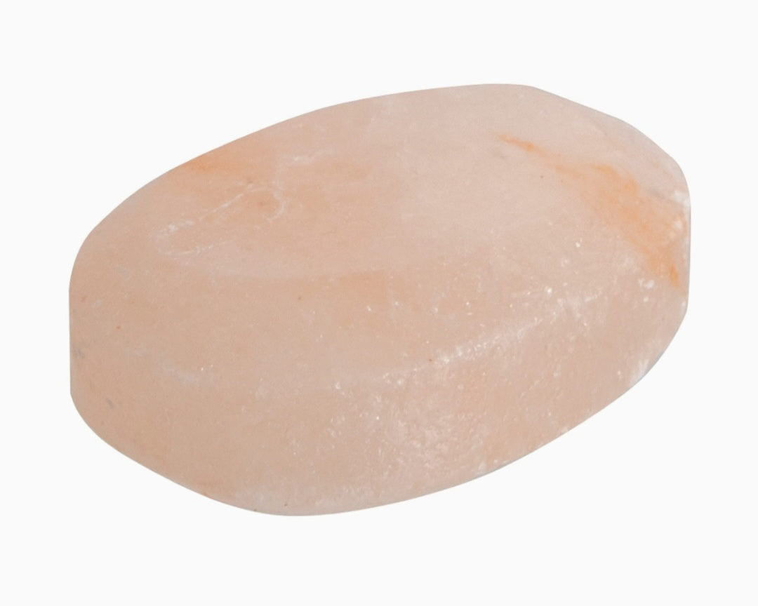 Pure Pink Himalayan Flat Oval Massage Stone