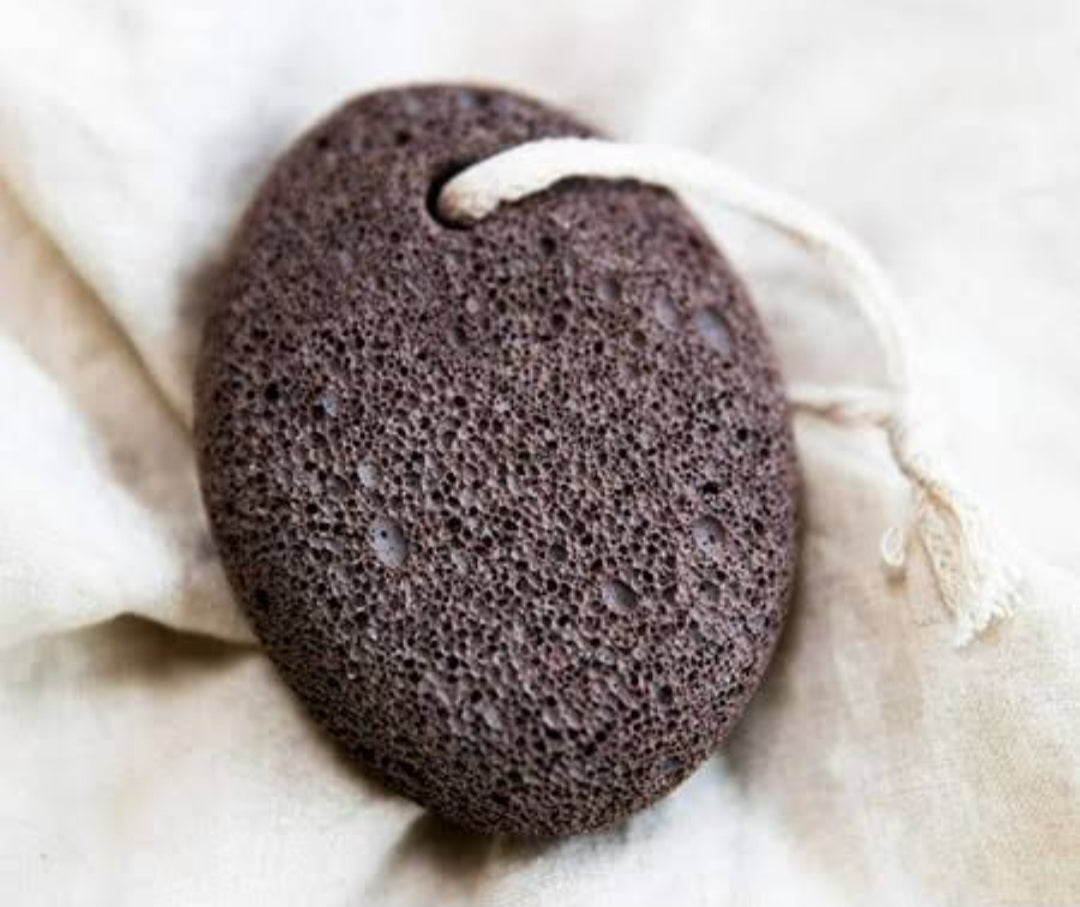 Natural Earth Lava Exfoliating Pumice Stone on Rope