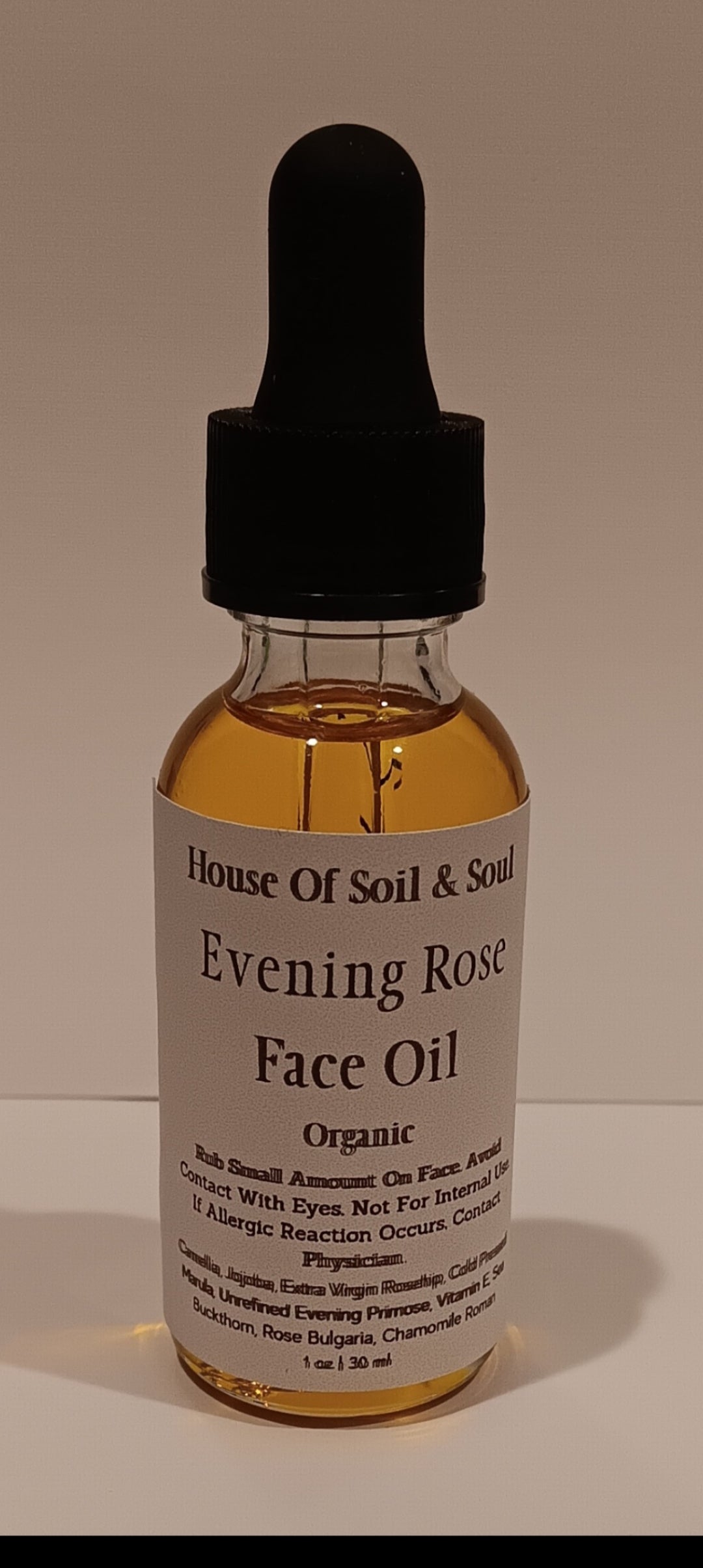 Natural Evening Rose Face Oil - Anti-Aging