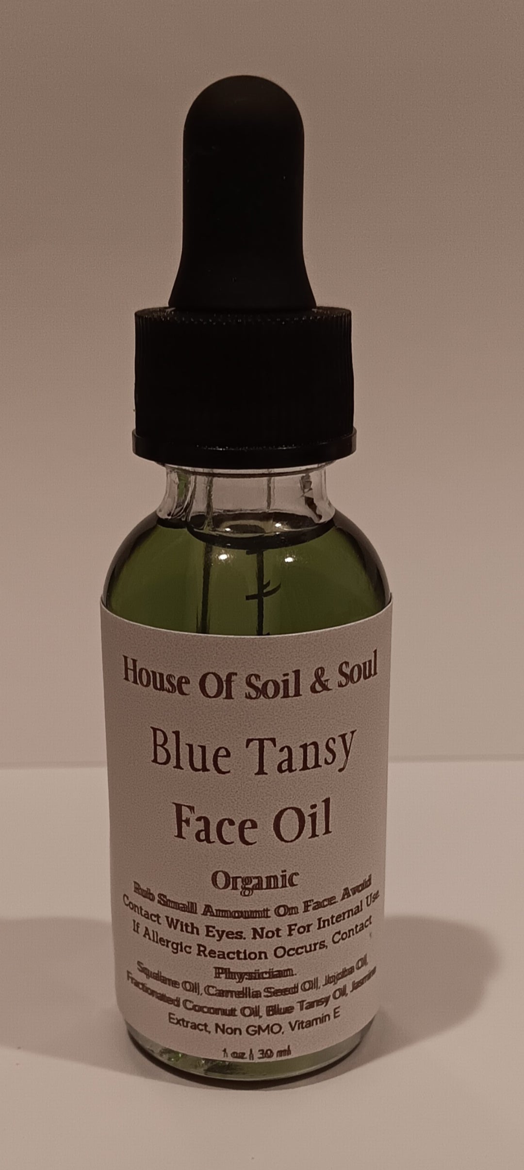 Natural Blue Tansy Face Oil - Reduces Redness And Inflammation