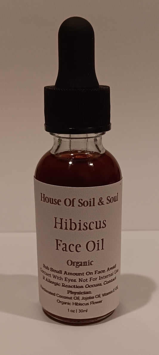 Organic Hibiscus Face Oil - Firming And Elasticity