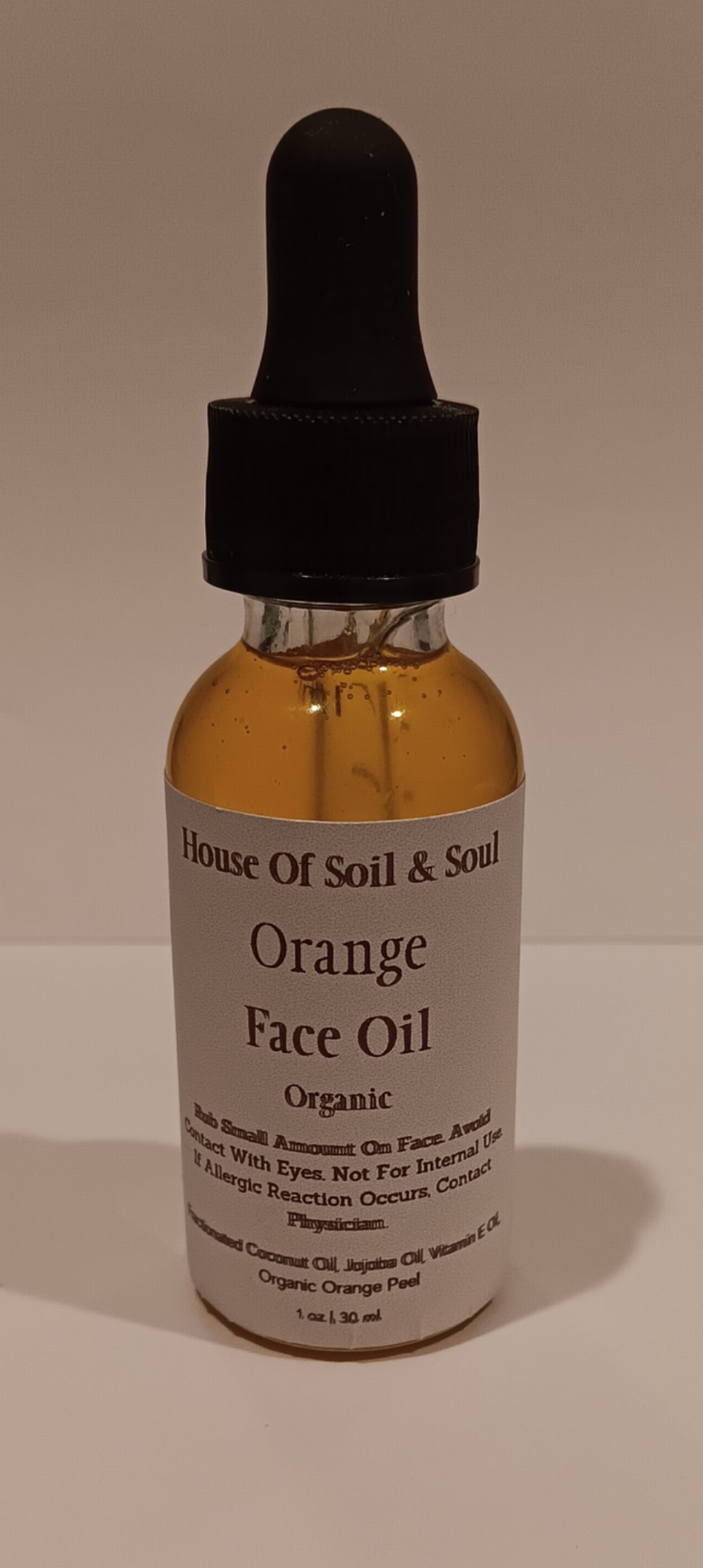 Organic Orange Face Oil - Vitamin C Skin Brightening