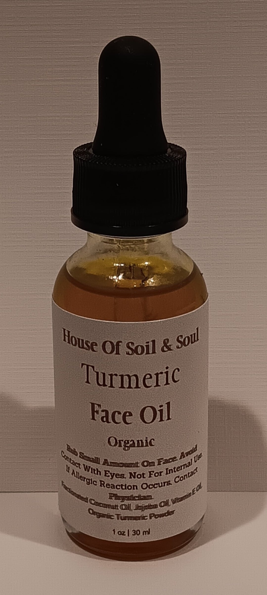 Organic Turmeric Face Oil - Glowing Skin