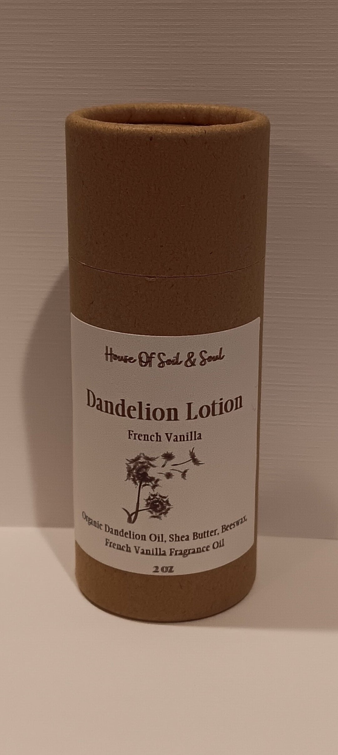 French Vanilla Dandelion Lotion