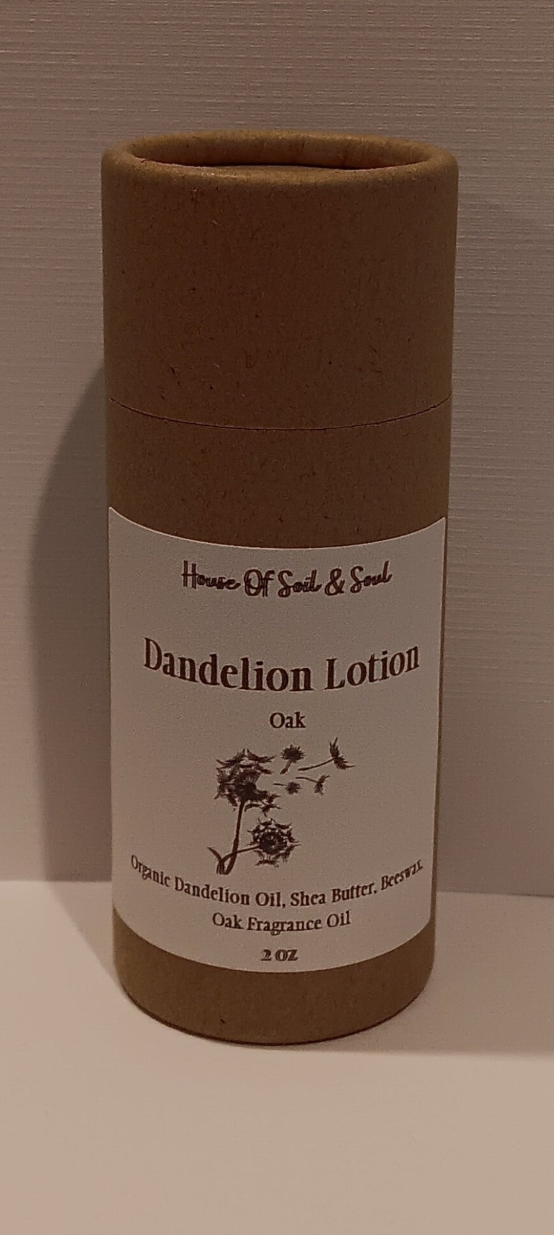 Oak Dandelion Lotion