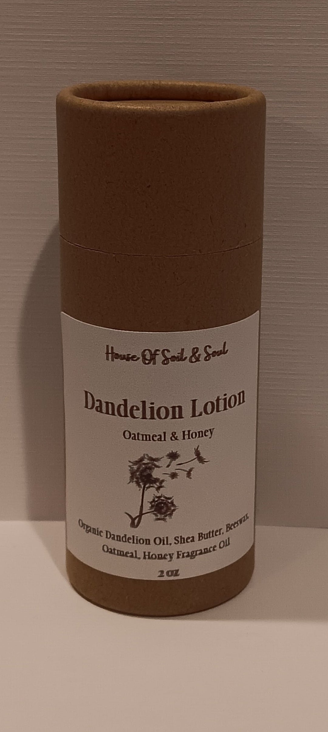 Oatmeal & Honey Dandelion Lotion