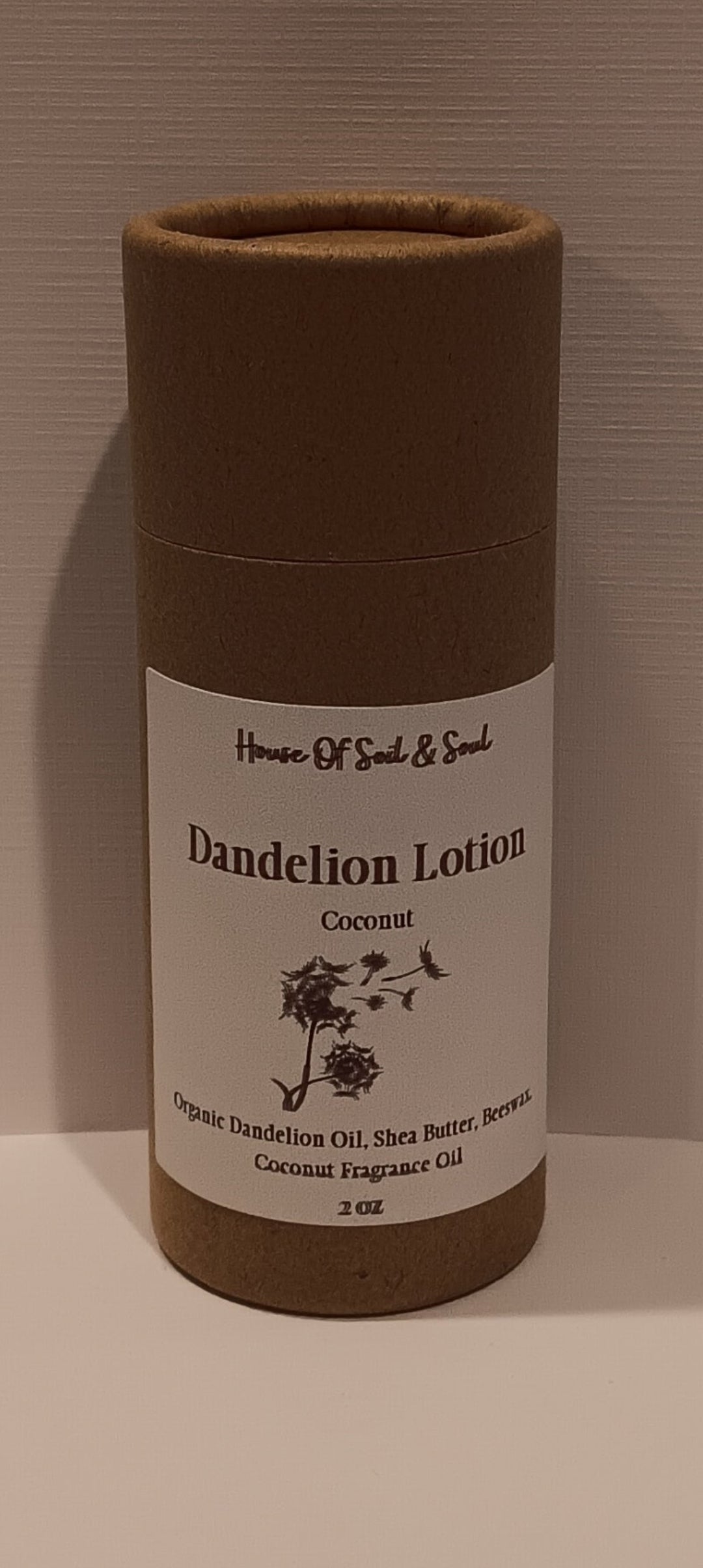 Coconut Dandelion Lotion