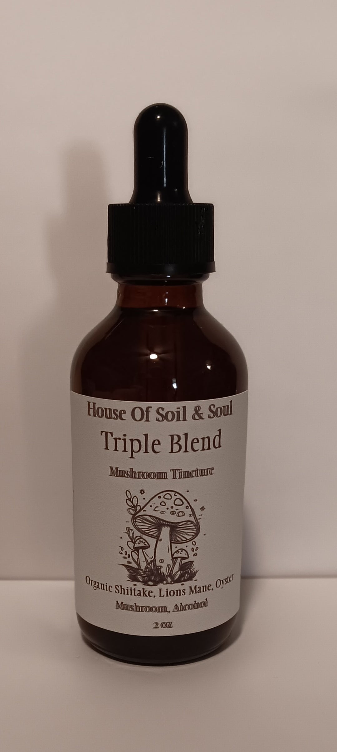 Dual Extracted Triple Blend Mushroom Tincture