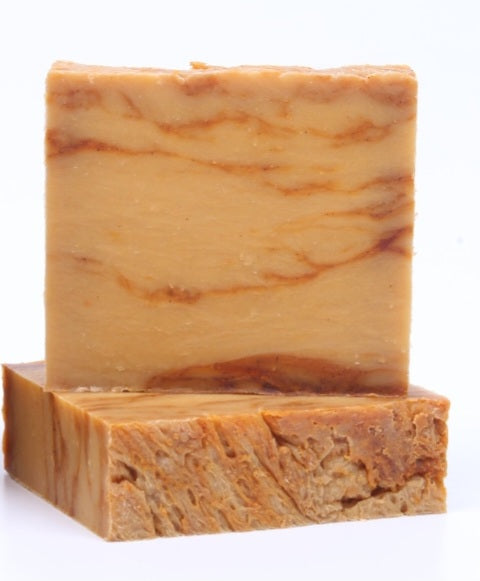 Pumpkin Crunch Cake All Natural Vegan Handcrafted Bath Bar