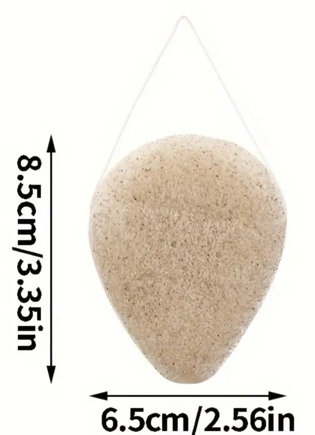 Natural Crushed Walnut Seed Konjac Facial Sponge