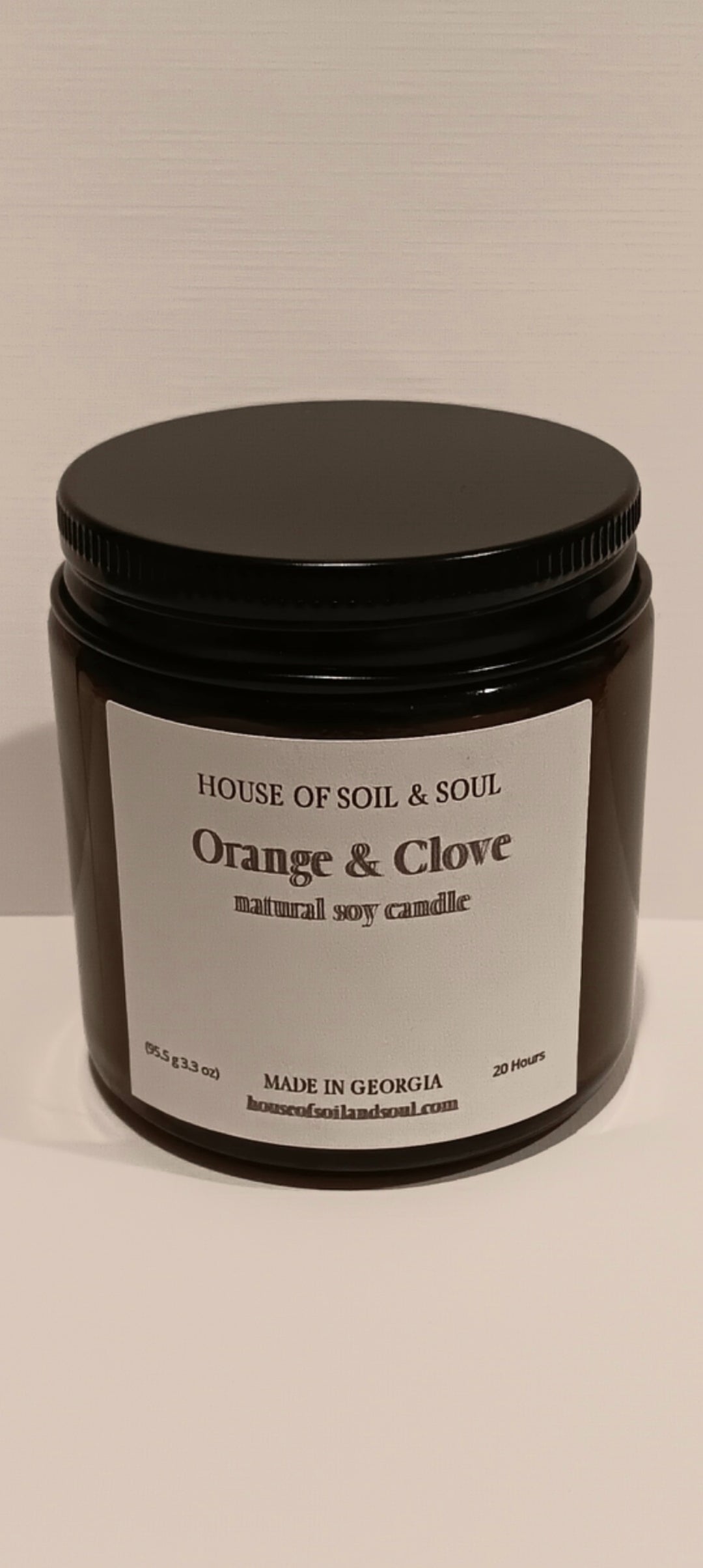 Orange & Clove Natural Soy Candle