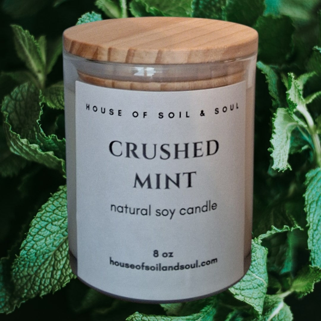 Crushed Mint Natural Soy Candle