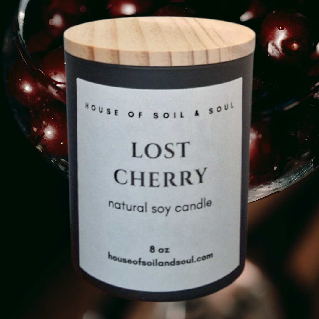 Lost Cherry Natural Soy Candle