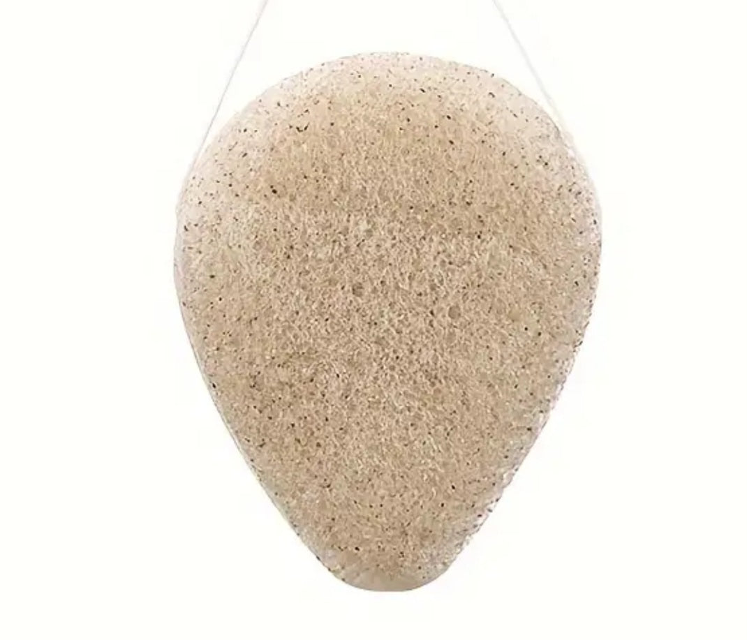 Natural Crushed Walnut Seed Konjac Facial Sponge